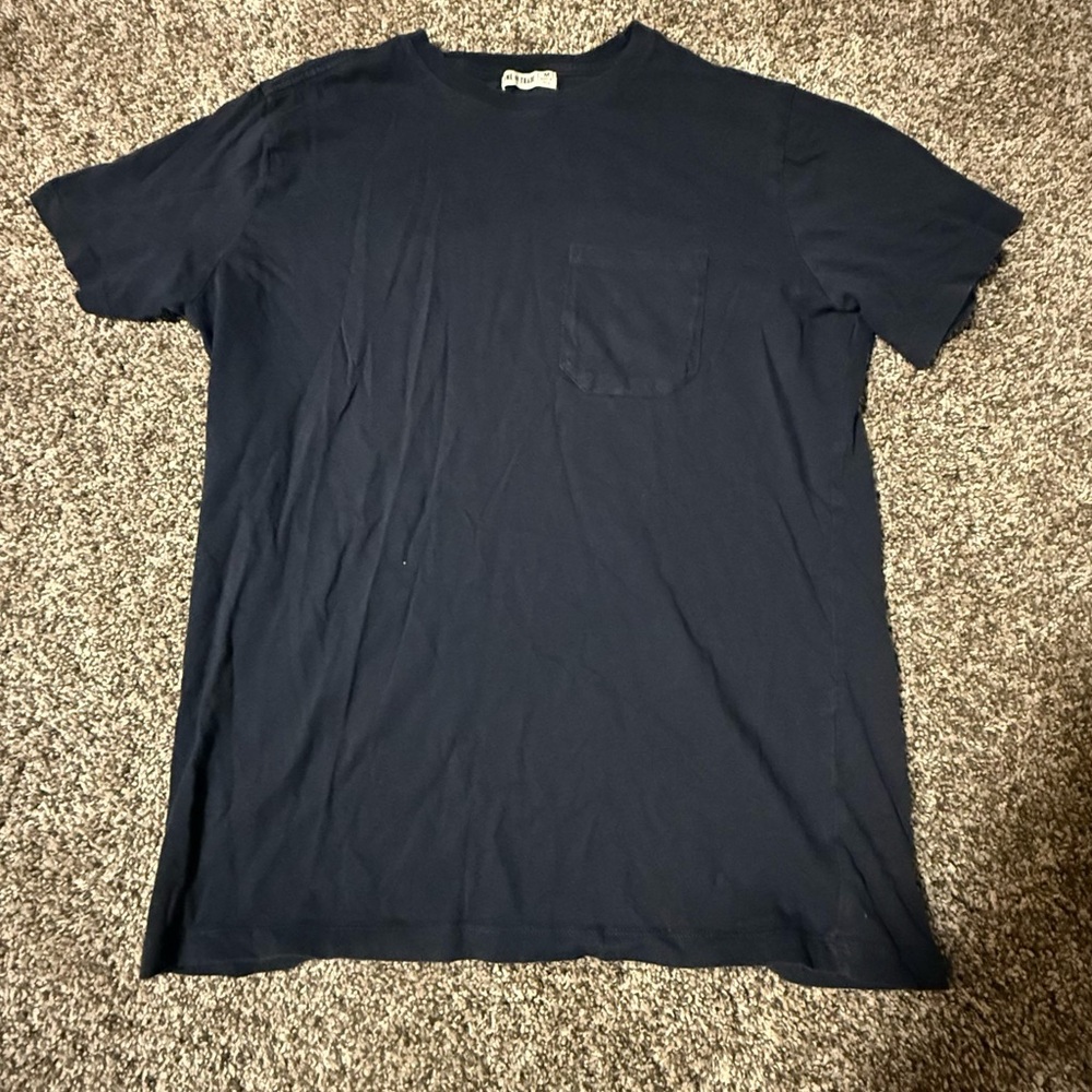 Men's Navy Blue Short Sleeve T-Shirt